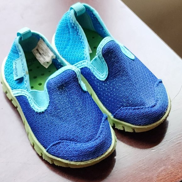 OshKosh B'gosh Blue/Green Baby Water Shoes Size 7 - Picture 6 of 13